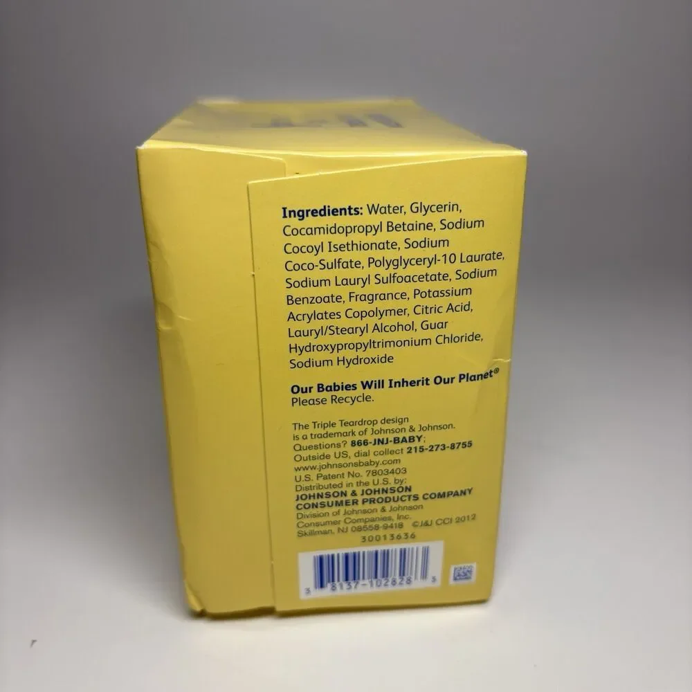 Johnson's Baby Head-to-Toe Disposable Washcloths Opened DRY 2012 Vintage